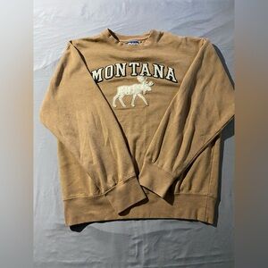 Blue 84 Montana Brown Crewneck Sweater